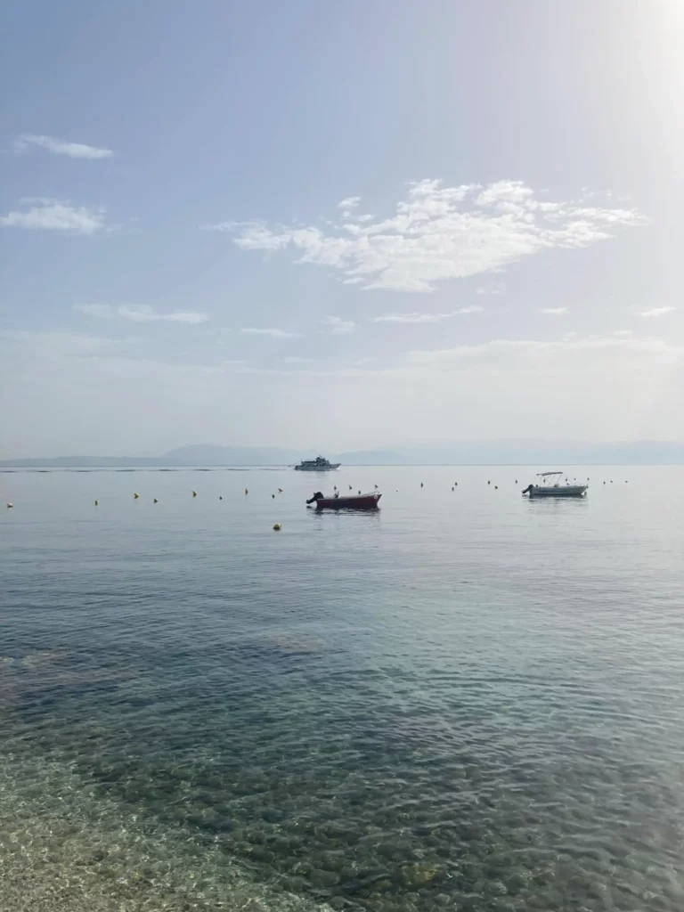 getting the boat to Corfu Town- water,boats,sea,Sidari
