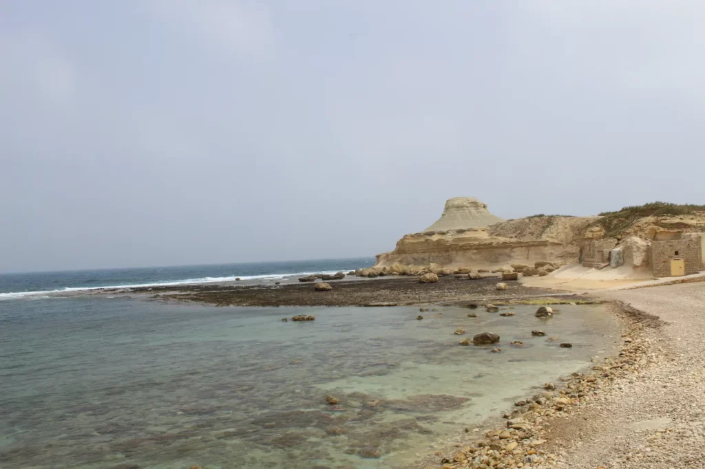 Is the sea warm in Malta?- sea, yellow sand, sand cliffs, bay, Malta