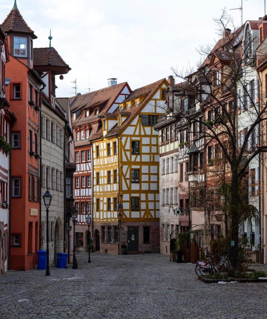 Nuremberg tour, Holocaust tours germany- wooden buildings, road, germany